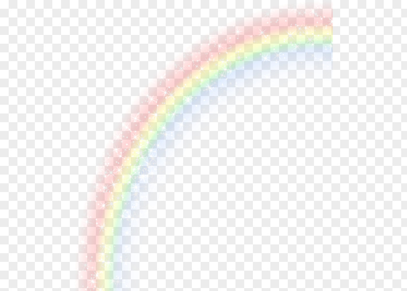 Cartoon Rainbow Light Editing PNG