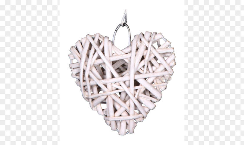 Heart Wicker 095 Christmas Ornament Corazón De Mimbre PNG