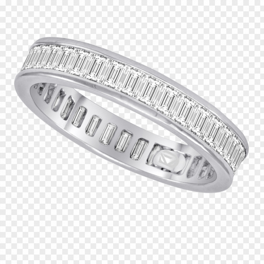 Infinity Band Bracelet Wedding Ring Silver Platinum PNG