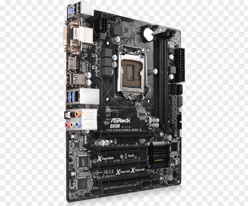 Intel Motherboard Computer Cases & Housings Hardware ASRock Z87M Pro4 PNG