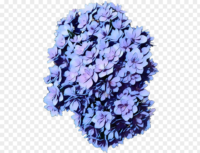 Lobelia Bouquet Blue Watercolor Flowers PNG