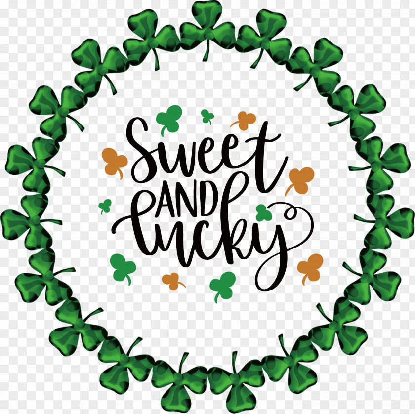 Sweet And Lucky St Patricks Day PNG