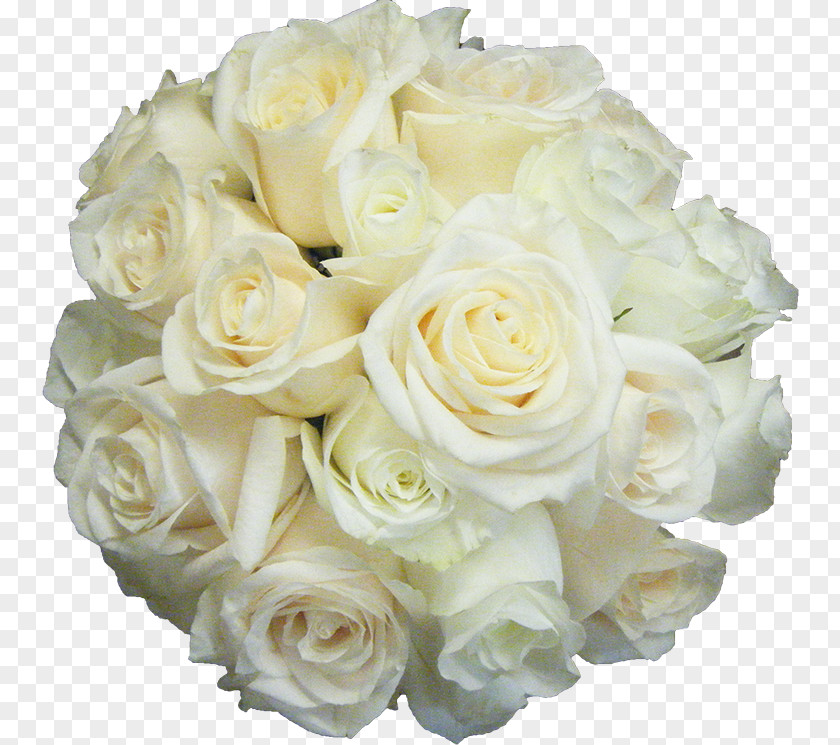 White Rose Flower Ball Decoration Element Beach PNG