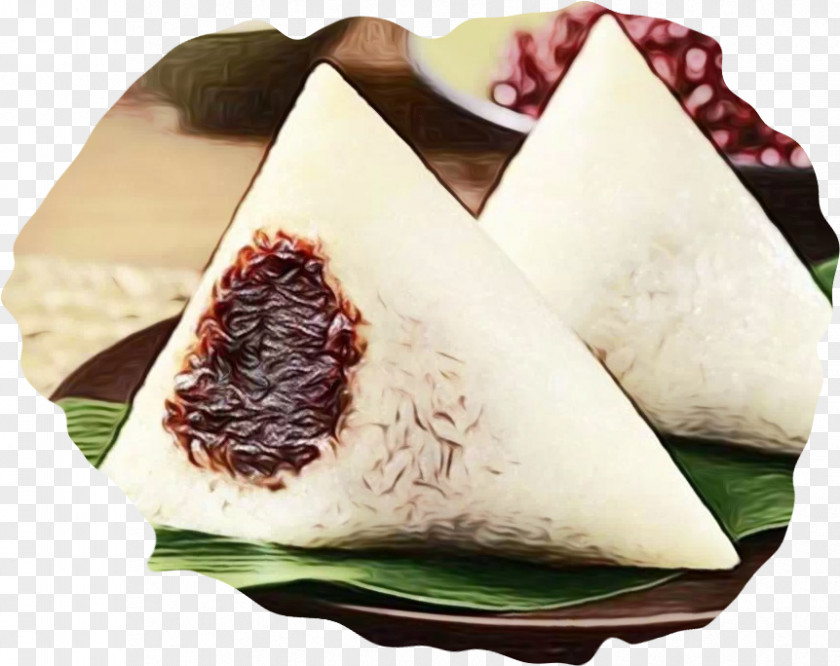 Zongzi Salted Duck Egg Sweet Bean Paste Stuffing Glutinous Rice PNG