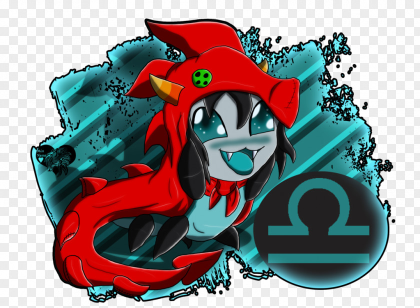 Little Dragon Character Teal PNG