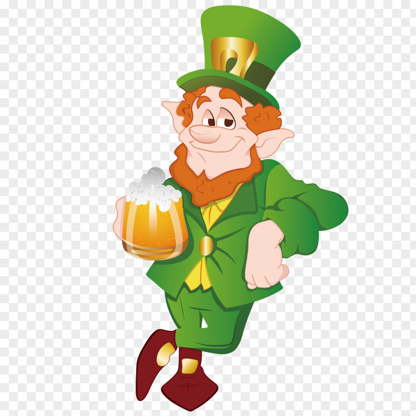 The Cartoon Character Of End Beer Leprechaun Alcoholic Beverage Drink PNG