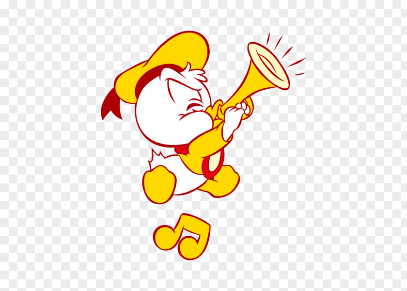 Trumpet Ducklings Donald Duck Mickey Mouse Daffy Clip Art PNG