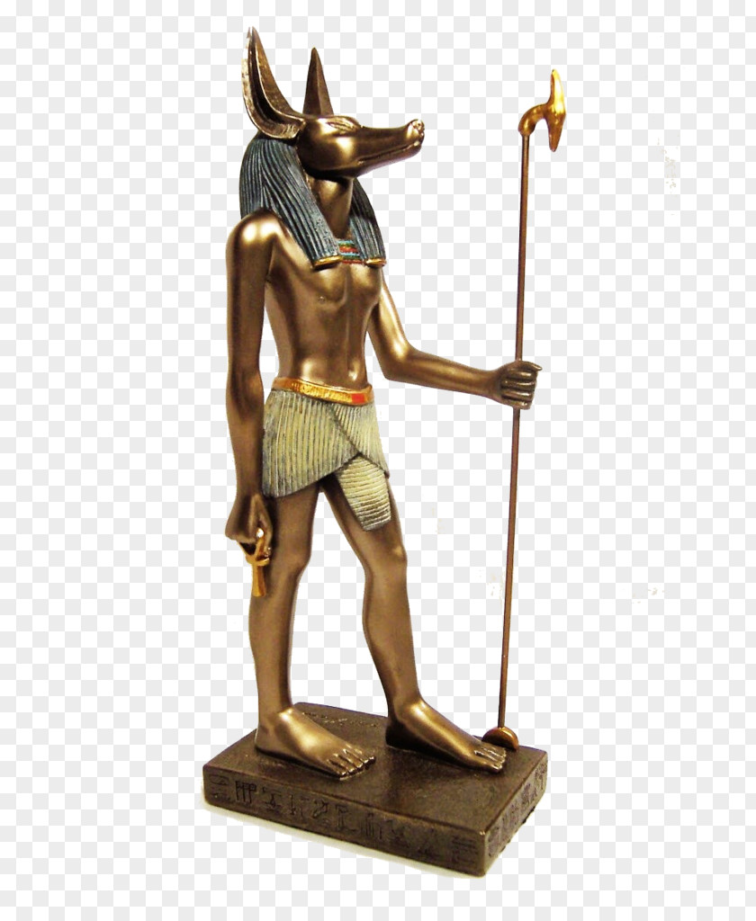 Anubis Ancient Egyptian Deities Set Statue PNG