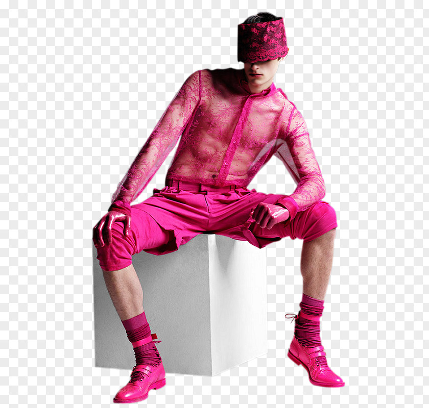 Fashion Design Pink Color Model PNG