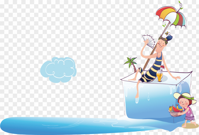 Sea Seaside Vector Elements Cartoon Child Download Illustration PNG