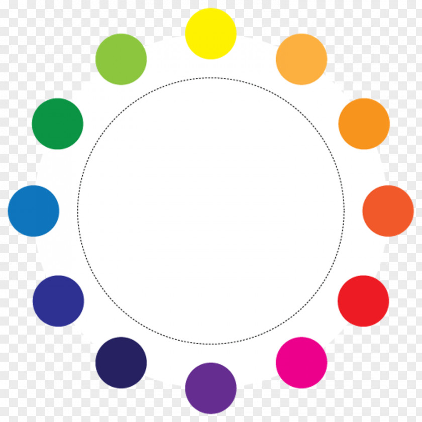 Circle Frame Color Wheel Scheme Theory Analogous Colors PNG
