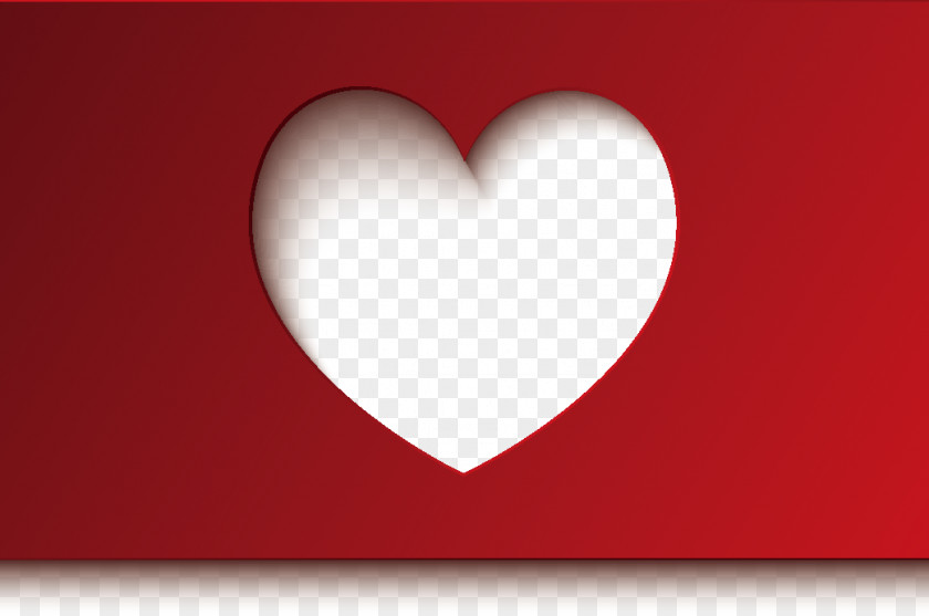 Red Heart-shaped Valentine's Day PNG