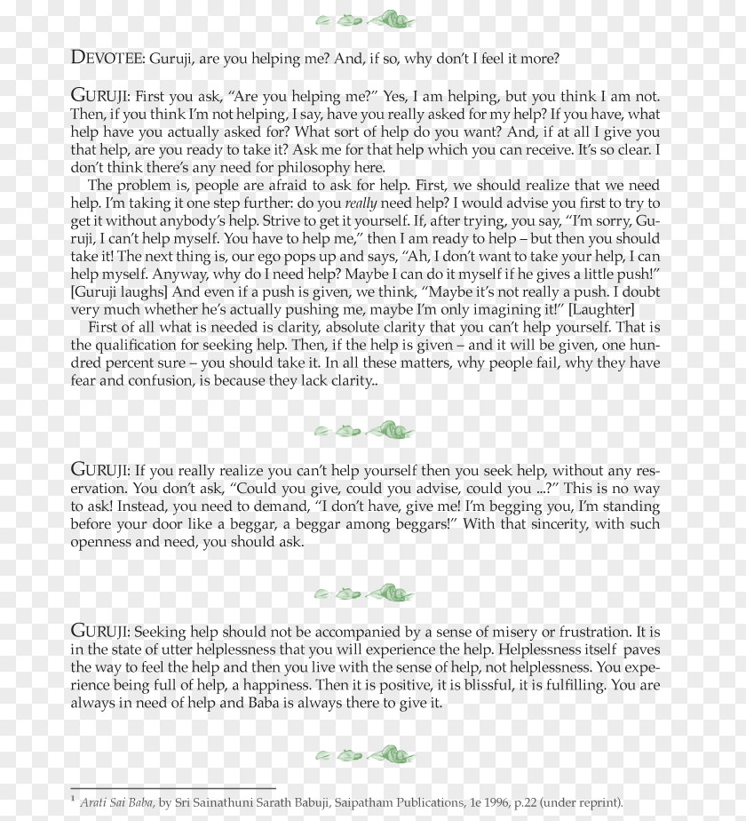 Saibaba Text Document Speed Reading Author PNG