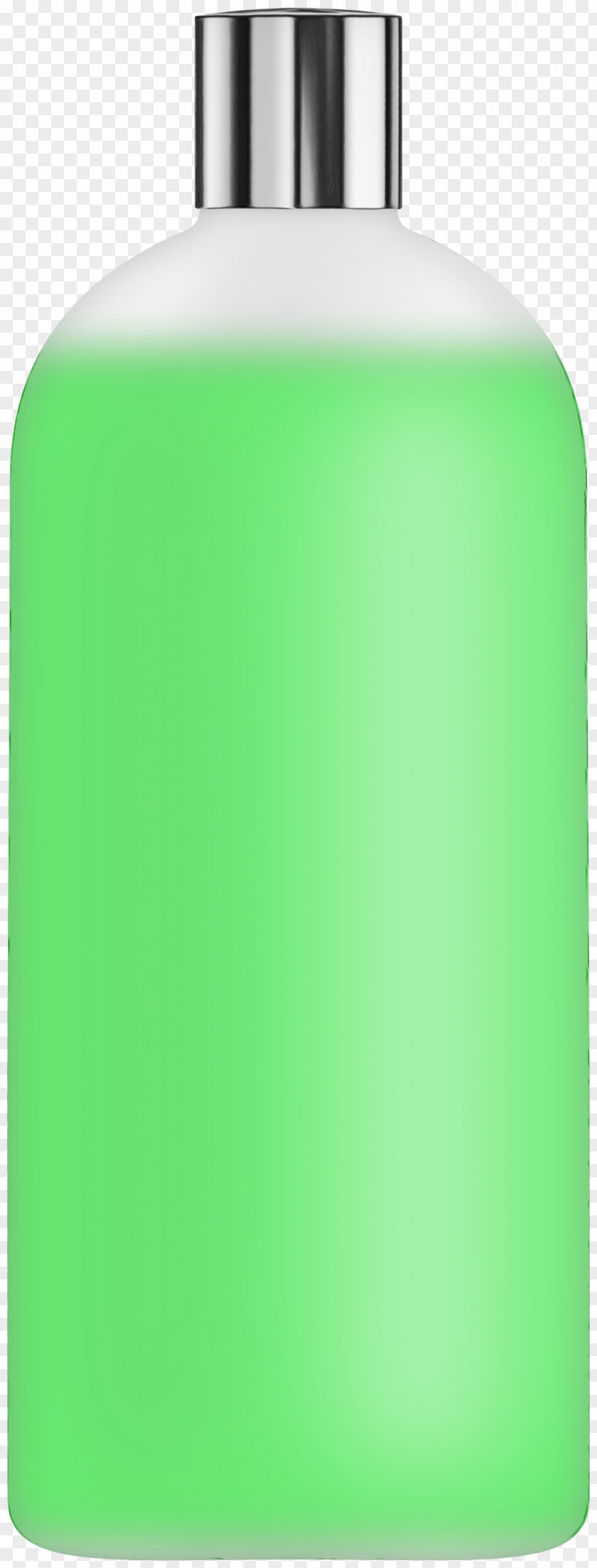 Glass Bottle Perfume Soap Dispenser Green PNG