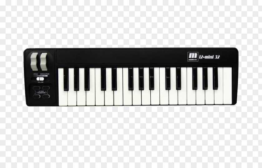 Piano MIDI Keyboard Electronic Sound Synthesizers Akai Controllers PNG