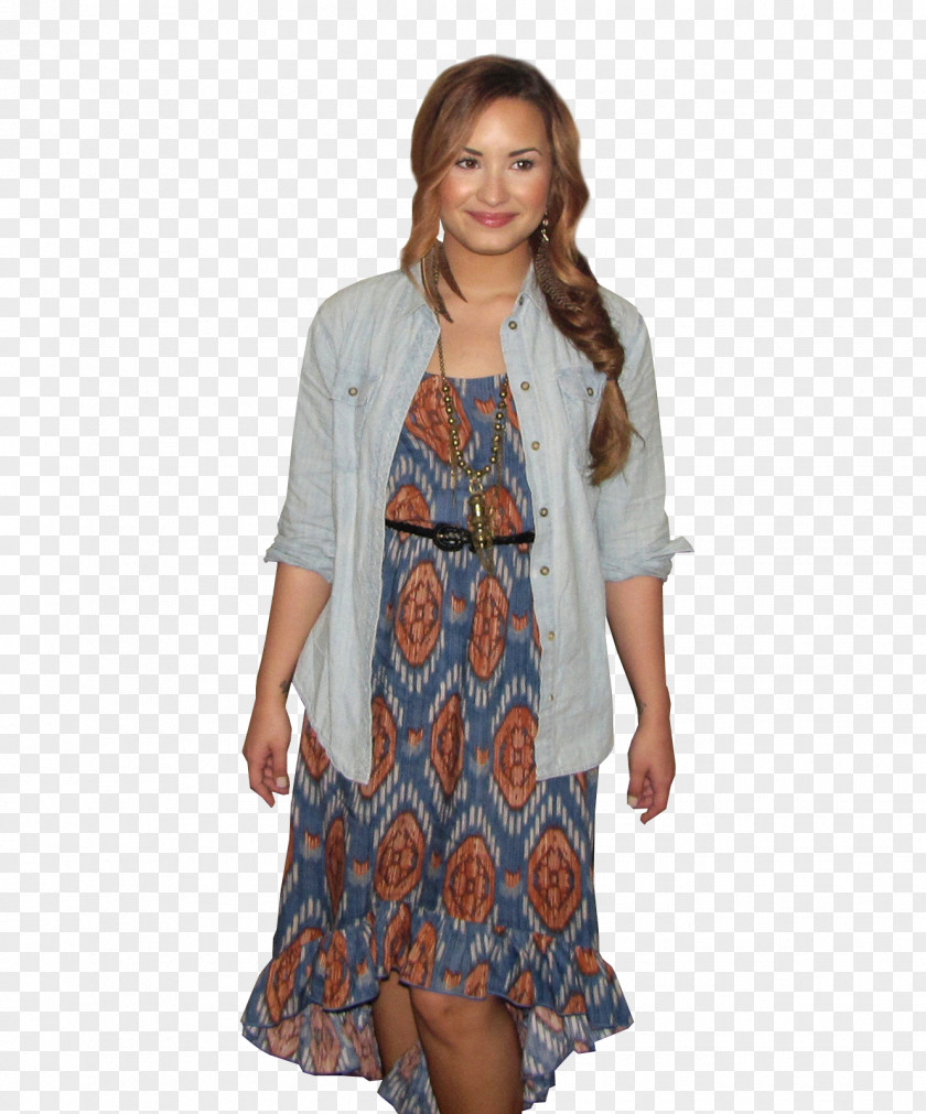 Demi Lovato Clothing Dress Sleeve Outerwear Paisley PNG
