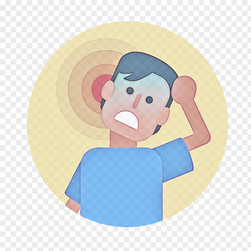 Gesture Finger Cartoon Head Cheek Arm Hand PNG