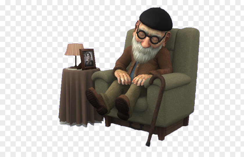 Mount Short Story Grandfather Child Animaatio PNG