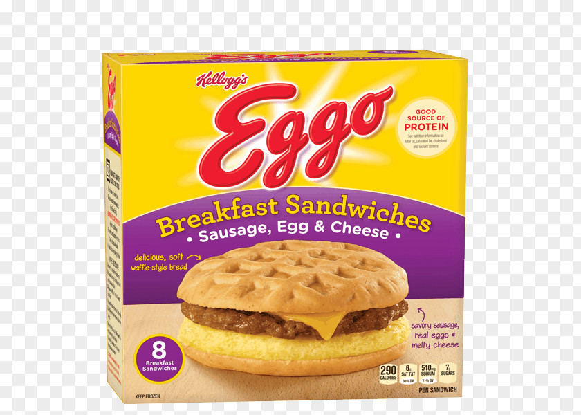 Breakfast Sandwich Bacon, Egg And Cheese Waffle Pancake PNG