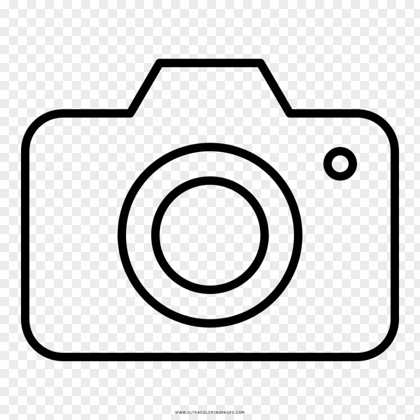 Camera Line Art Drawing Photography Coloring Book Black And White PNG