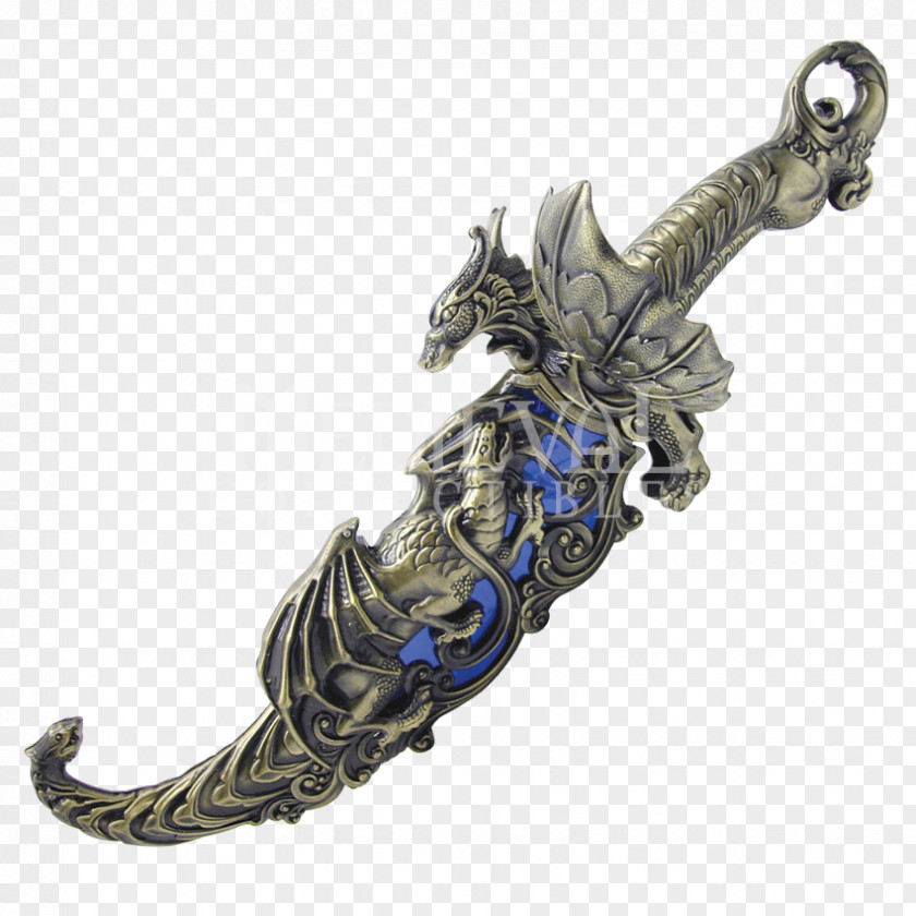 Dragon Medieval Knightly Sword Blade Dagger Hanwei PNG
