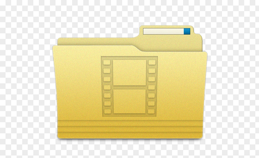 Folders Videos Folder Material Yellow PNG