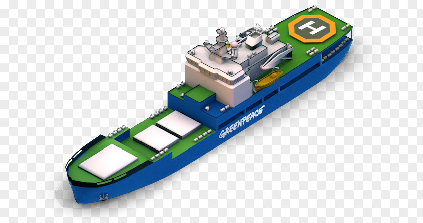 Polar Lights Greenpeace Arctic Sunrise Ship Case Anchor Handling Tug Supply Vessel Naval Architecture PNG