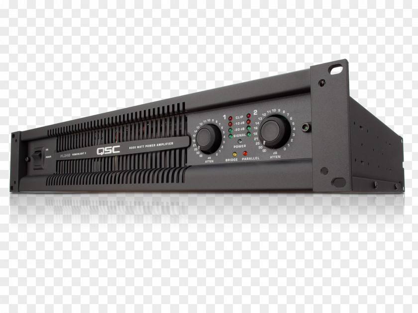 Audio Power Amplifier Electronics QSC Products PNG