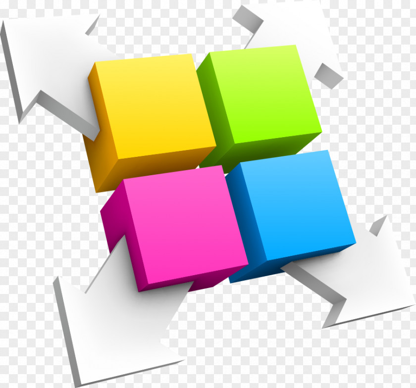 Color Cube Design Material Royalty-free Graphic Illustration PNG