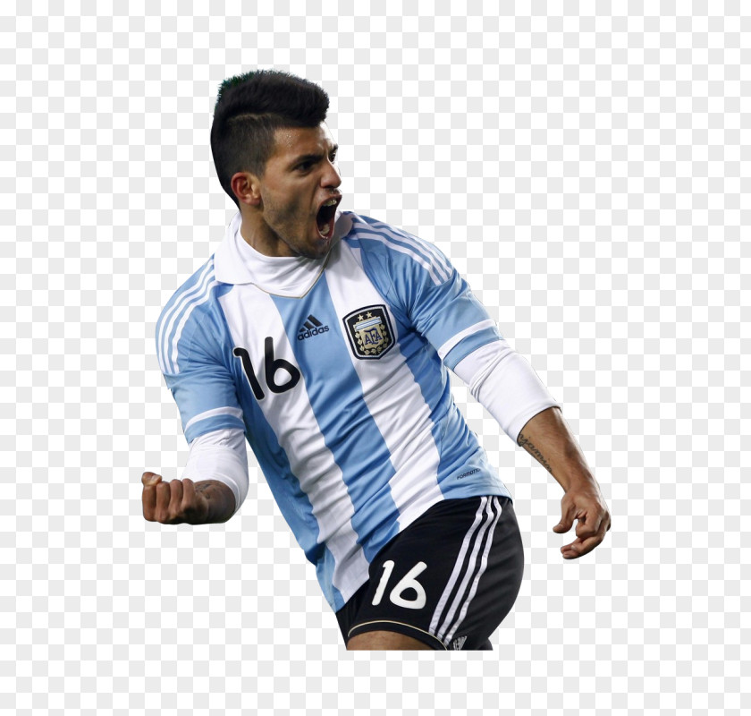 Football Sergio Agüero Argentina National Team Player Jersey PNG