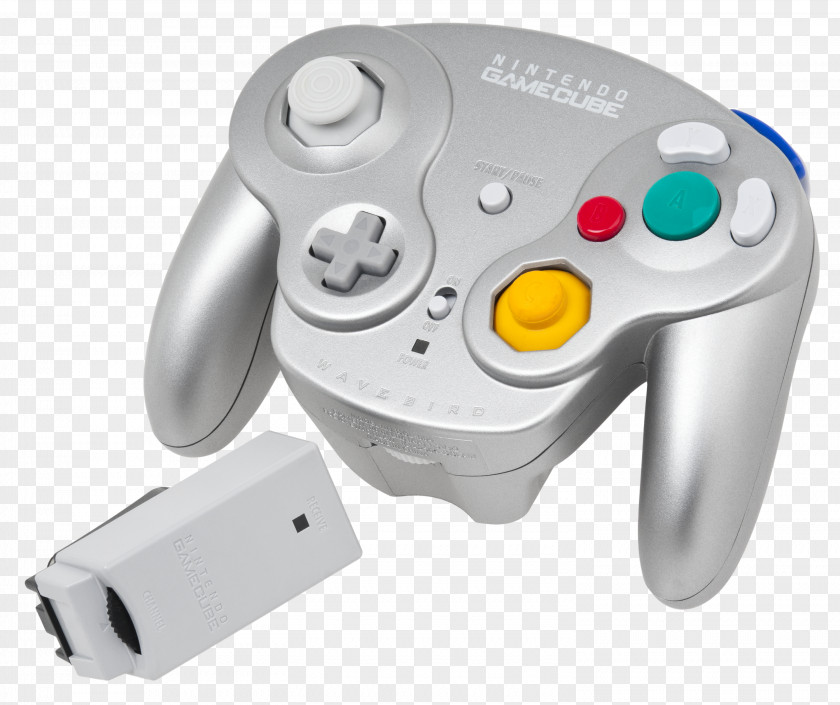 Gamepad WaveBird Wireless Controller GameCube Wii Nintendo 64 PNG