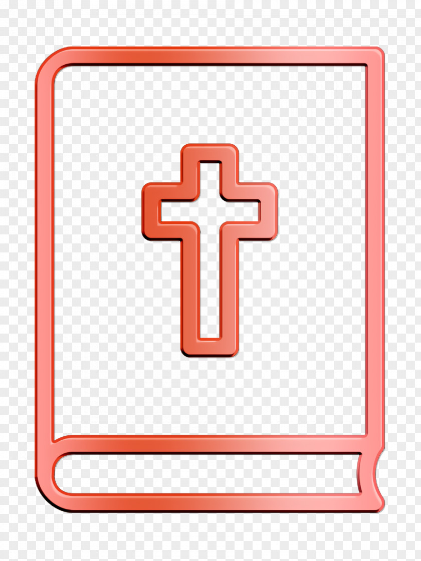 Symbol Cross Book Outline PNG