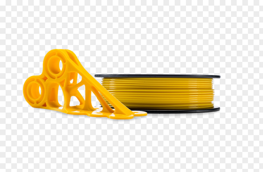Bea Ultimaker Yellow 3D Printing Filament Polylactic Acid PNG