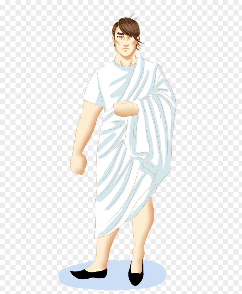 Bedsheet Toga Viril Ancient Rome Roman Sculpture Clothing PNG
