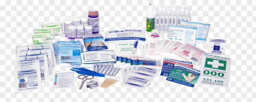 First Aid Kit Kits Supplies Health Care Burn Workplace PNG