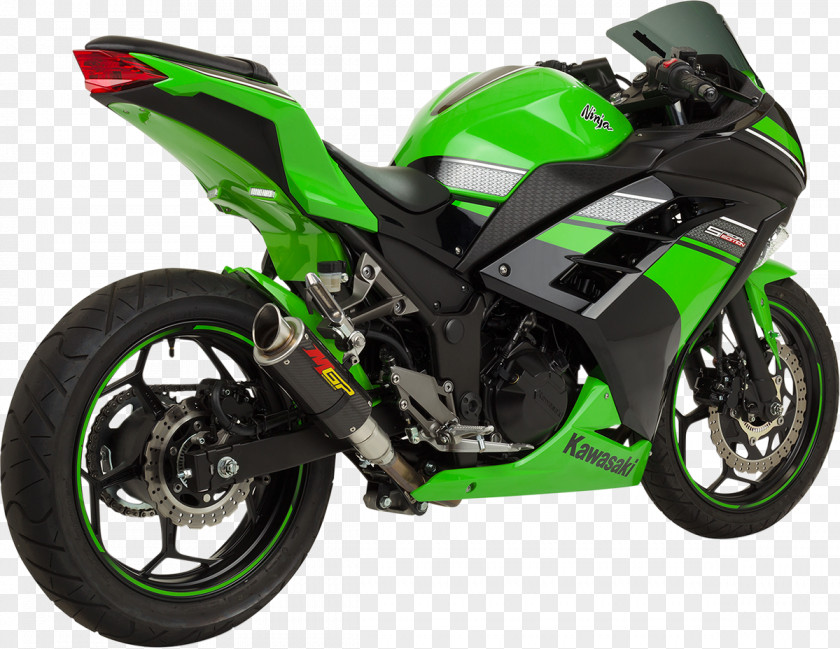 Motorcycle Kawasaki Ninja 300 Accessories Exhaust System Motorcycles PNG