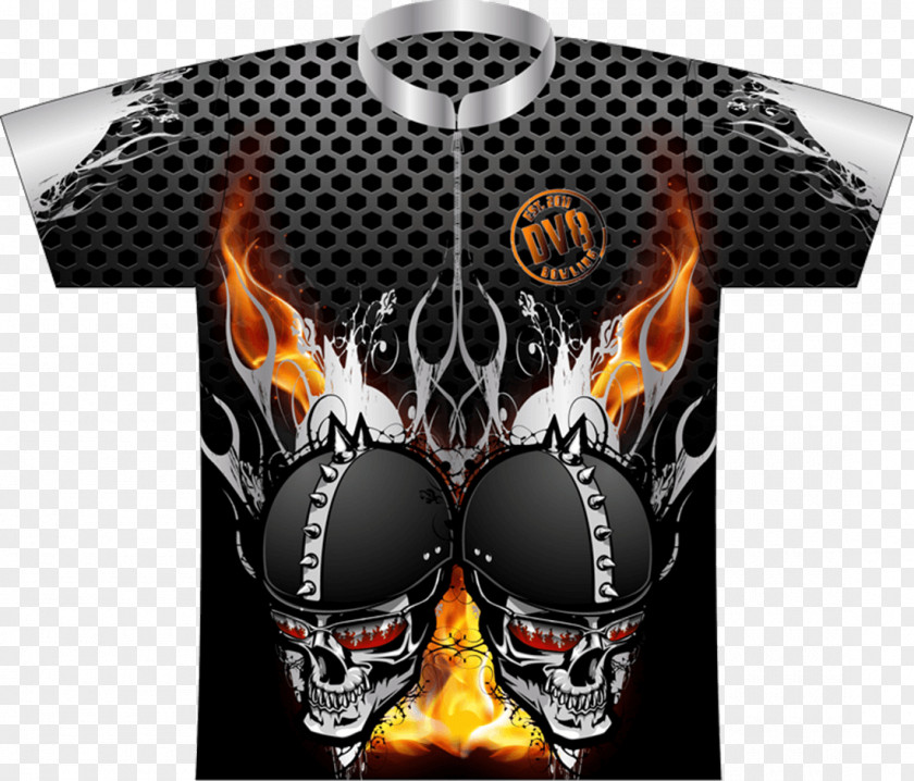 Skull Bikers T-shirt Jersey Dye-sublimation Printer Sleeve PNG