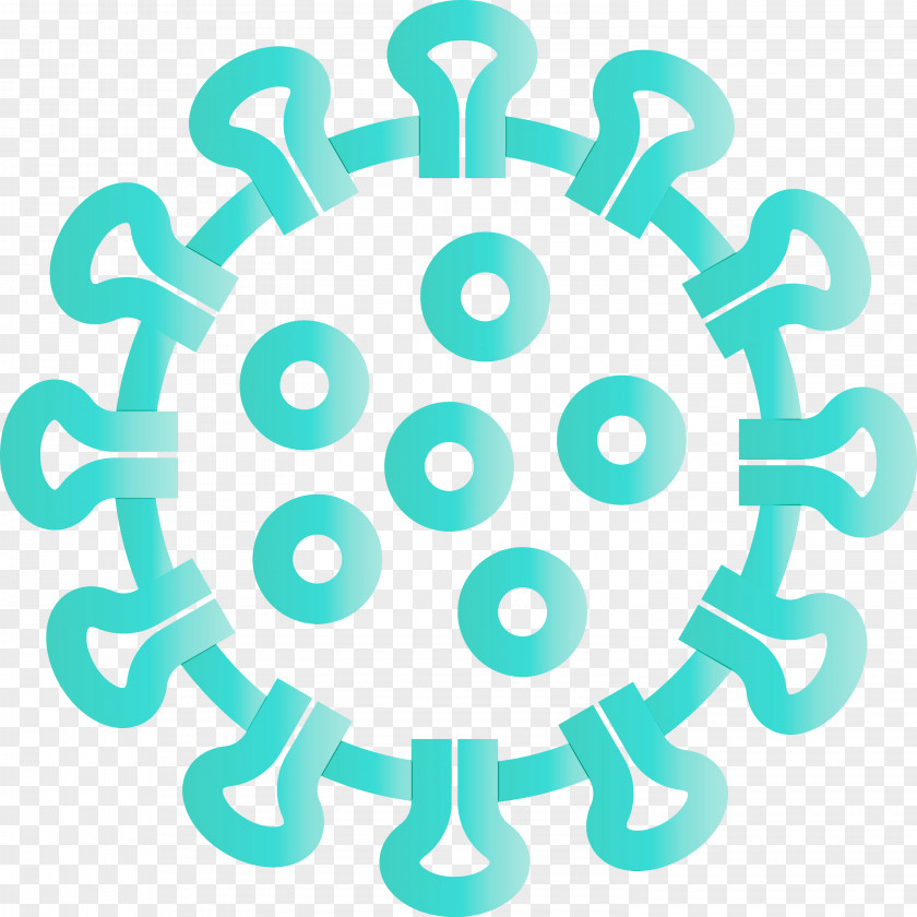 Turquoise Aqua Circle Symbol PNG