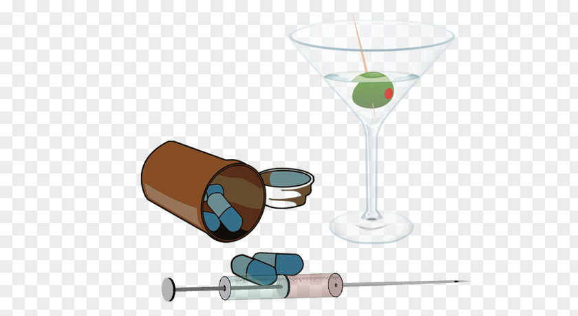 Drug Withdrawal Martini Shaken, Not Stirred Public Domain Clip Art PNG