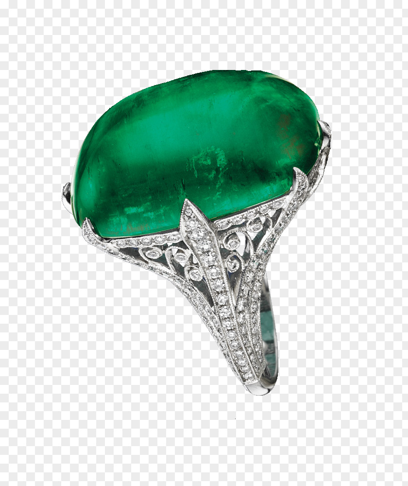 Emerald Turquoise Silver Diamond PNG