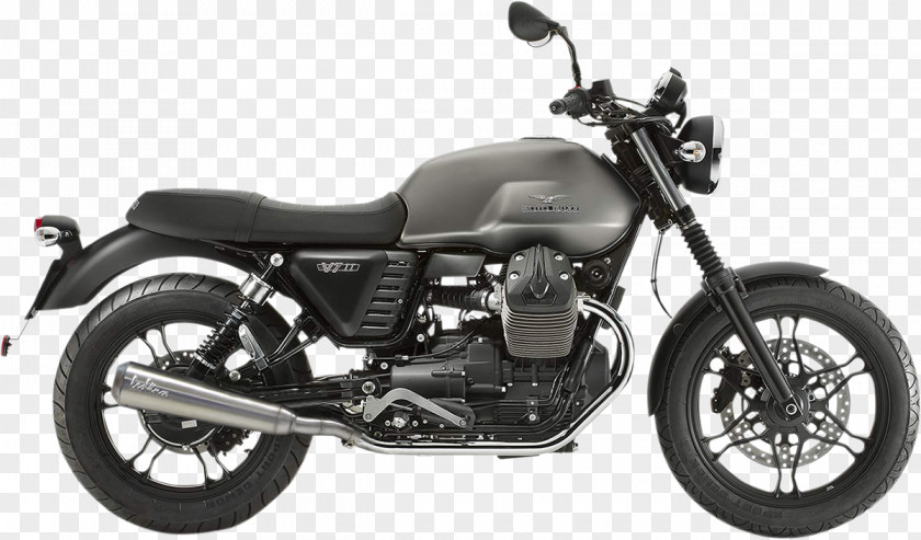 Motorcycle Exhaust System Moto Guzzi V7 Classic Stone PNG