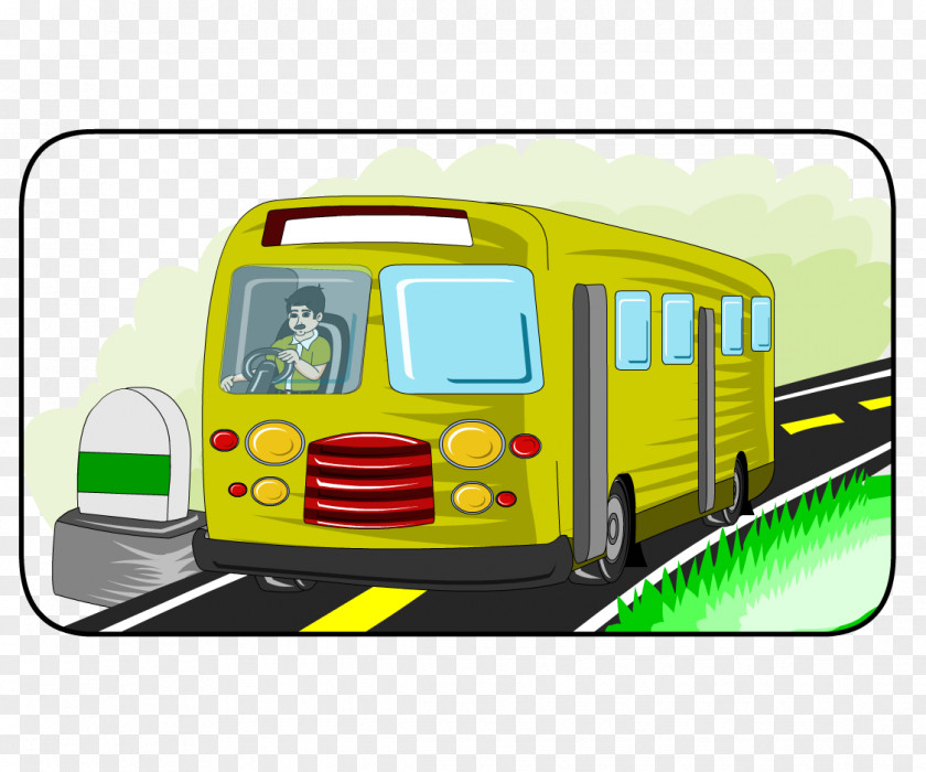Narasimha School Bus Car Mode Of Transport PNG