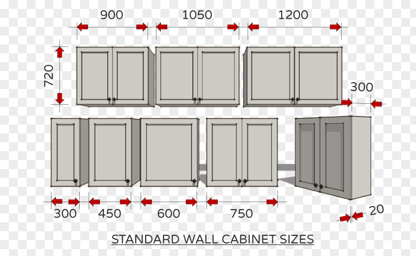Size Chart Furniture Kitchen Cabinet Cabinetry Door House PNG