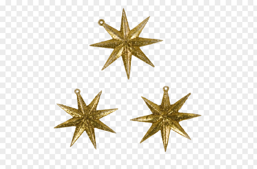Star Christmas Ornament Clip Art PNG