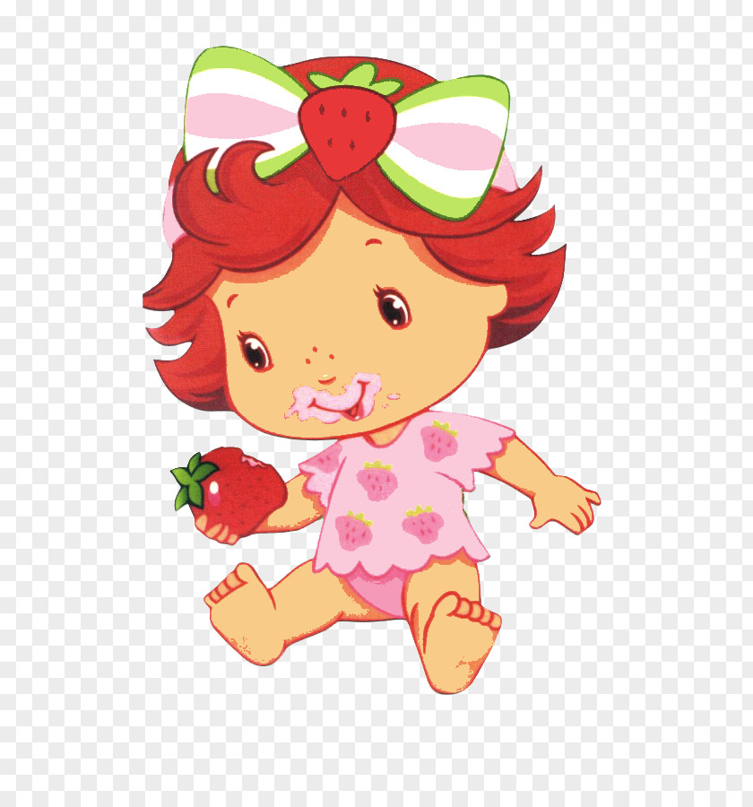 Strawberry Shortcake Diaper Infant Birthday PNG
