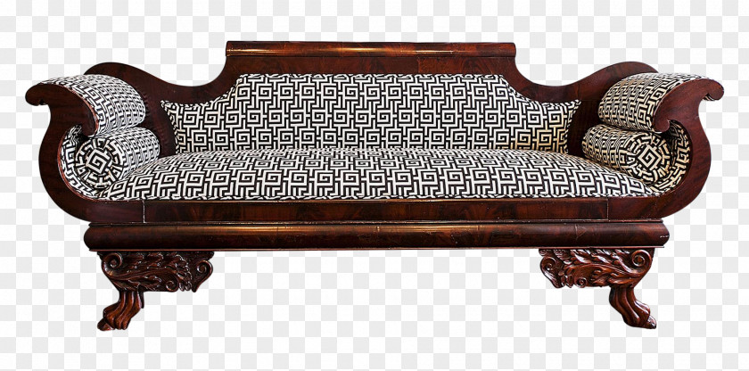 Table Couch American Empire Style Sofa Bed Furniture PNG