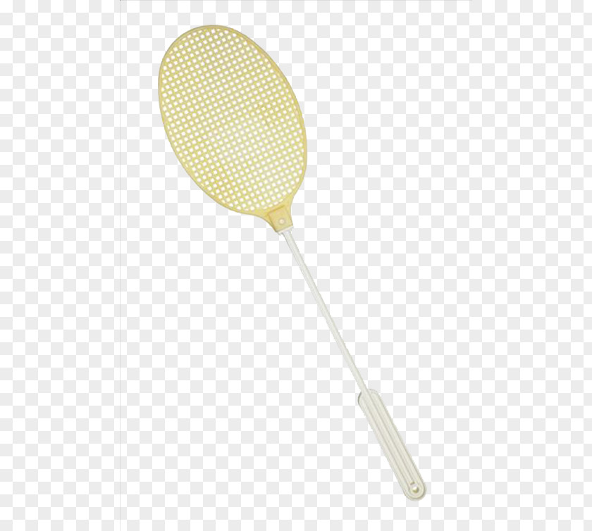 Tennis Flies Shot Yellow Material Racket Spoon PNG