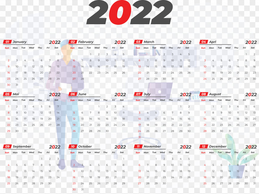 2022 Yeary Calendar 2022 Calendar PNG