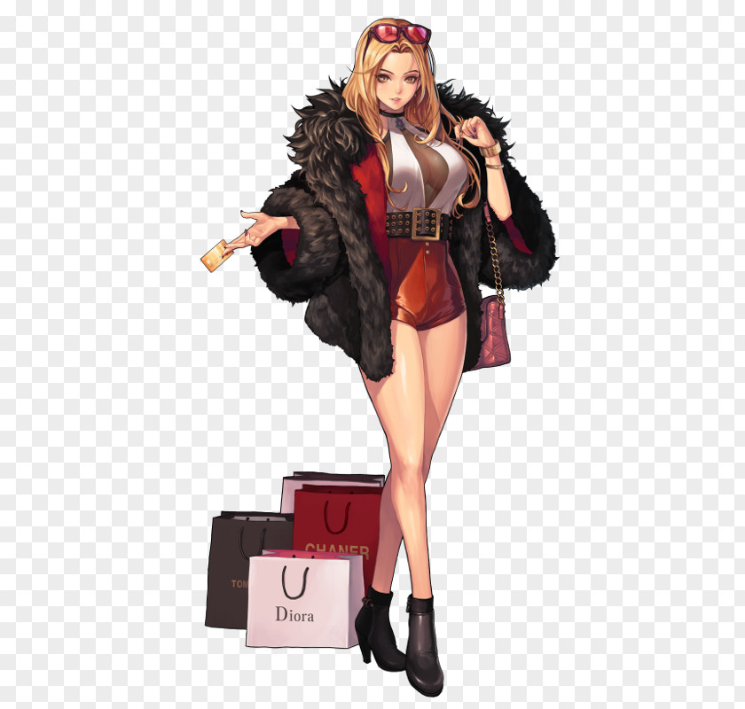 Jenny Rivera Black Survival Character Conceptual Art PNG