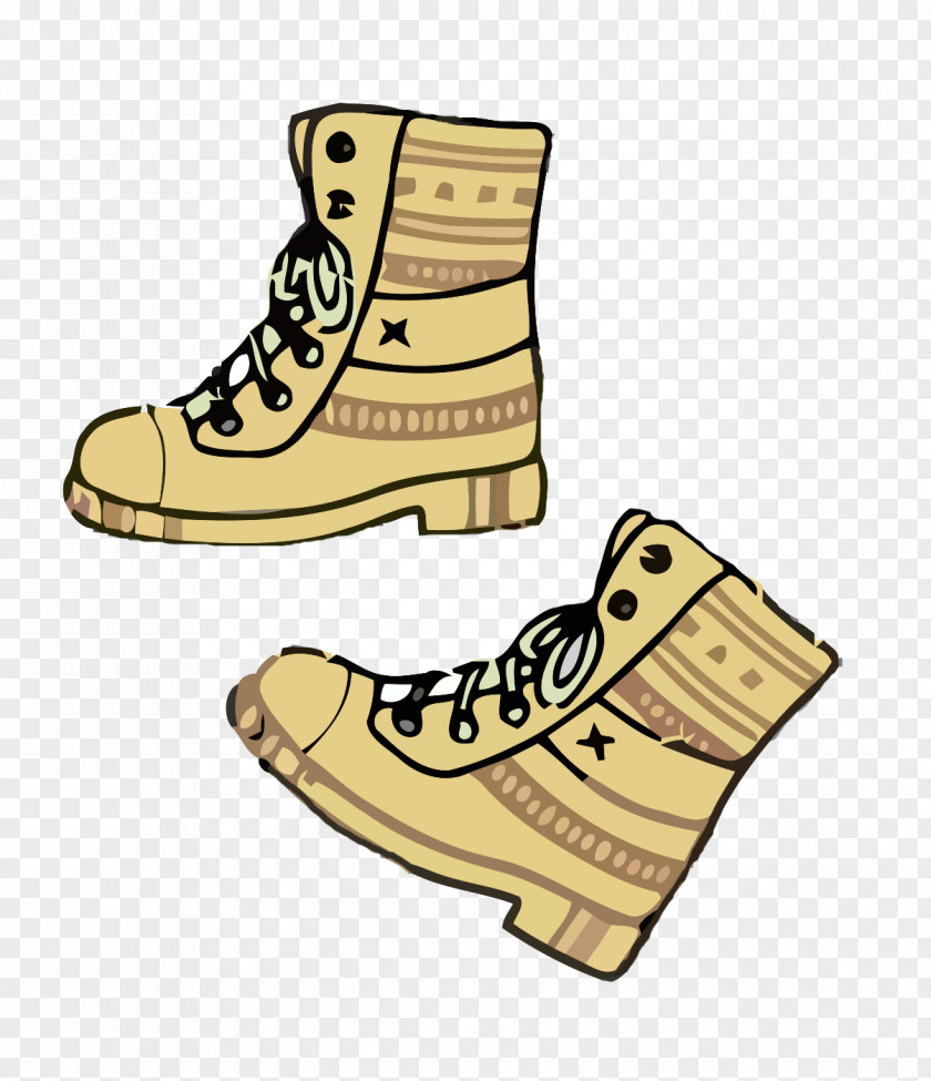 Martin Boots Coffee Color Vector Material Boot Euclidean PNG